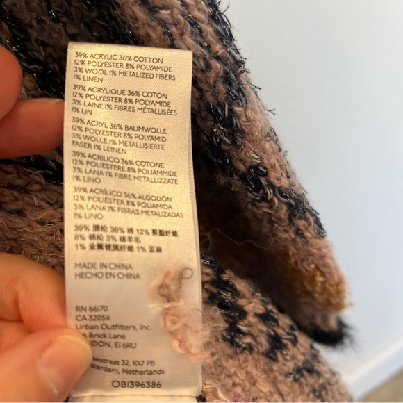 Anthropologie Pilcro "Evil Eye" Oversized Open Cardigan, size extra small - Picture 11 of 13